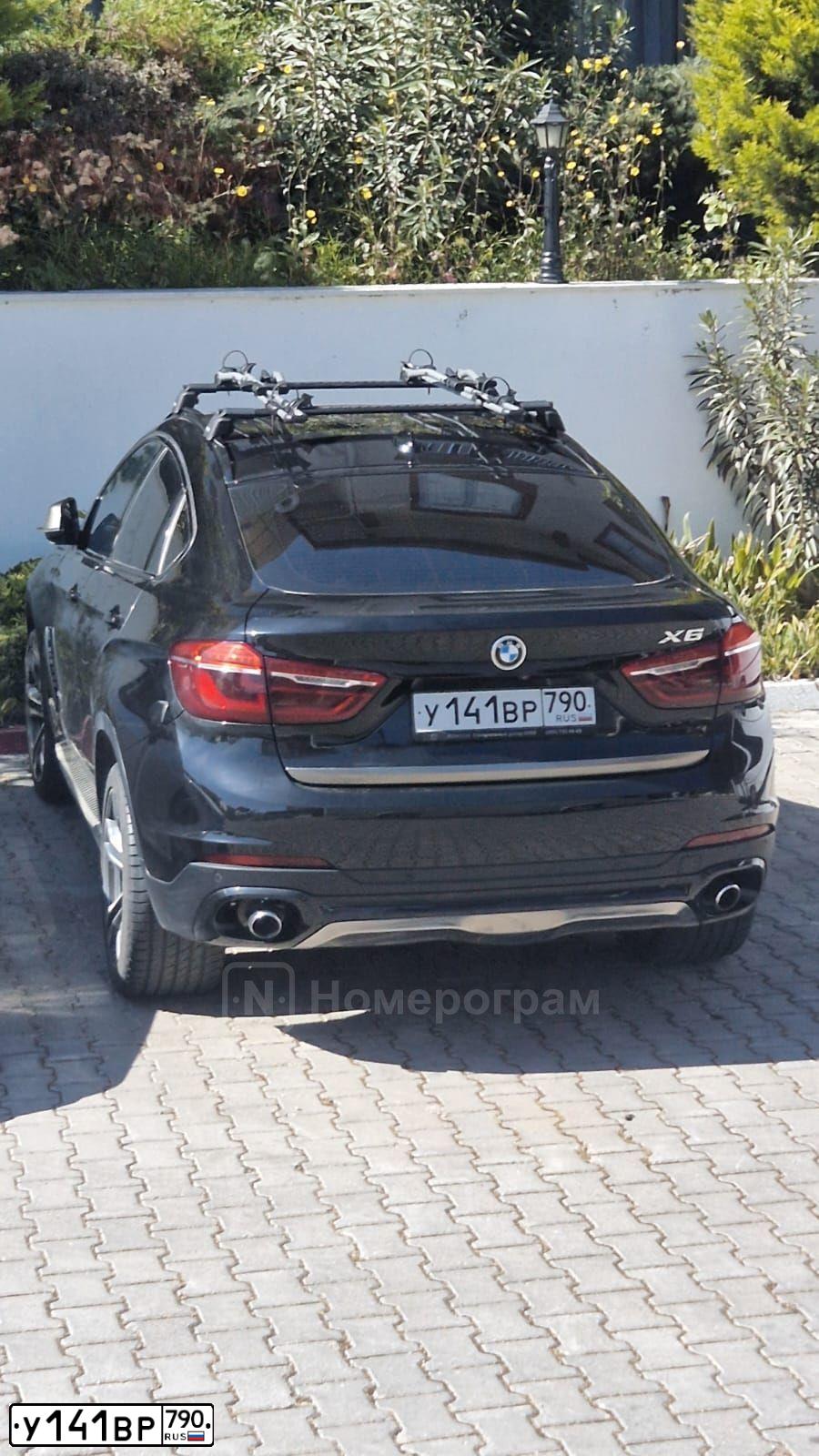 Фото автомобиля BMW X6, 2016 — госномер К888ВН58. Цвет: ЧЕРНЫЙ