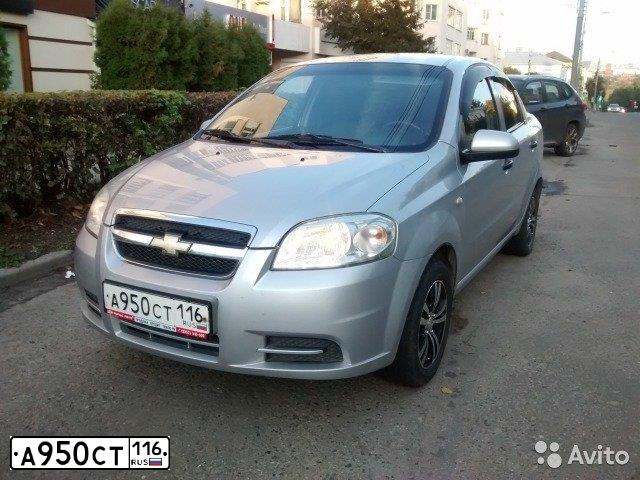 Фото автомобиля CHEVROLET AVEO, 2007 — госномер А950СТ116. Цвет: Серебристый
