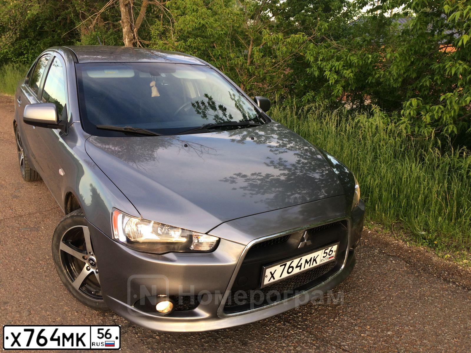 Фото автомобиля MITSUBISHI LANCER, 2012 — госномер К716УО716