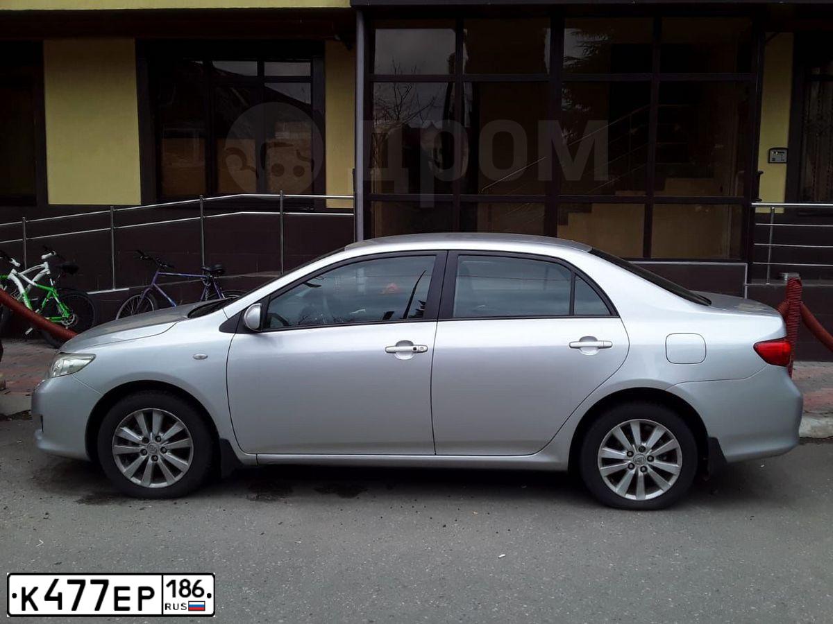 Фото автомобиля TOYOTA COROLLA, 2007 — госномер Н207ВХ193. Цвет: Серый