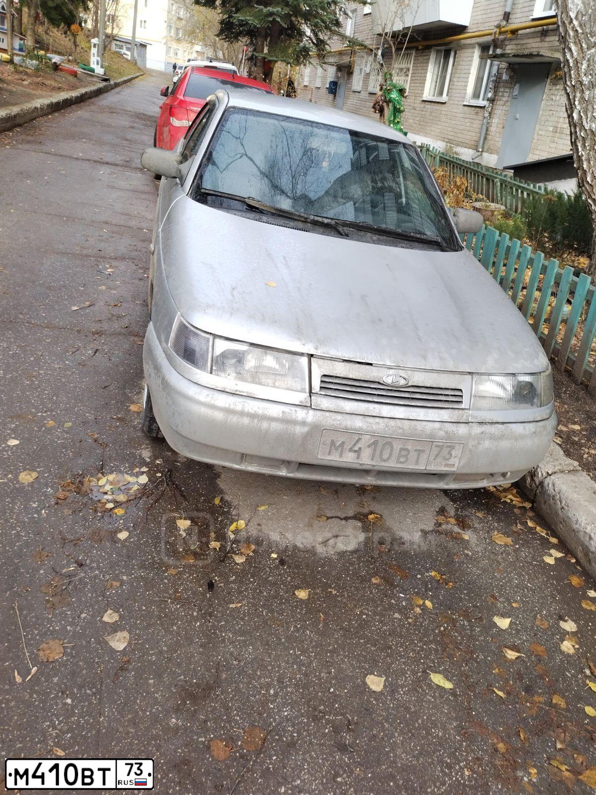 Фото автомобиля LADA 2112, 2004 — госномер М410ВТ73. Цвет: СВЕТЛО-СЕРЕБРИСТЫЙ МЕТАЛЛ