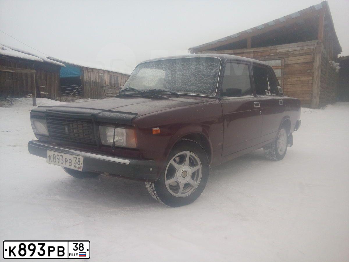 Фото автомобиля LADA 2107, 2007 — госномер К893РВ38. Цвет: ТЕМНО-ВИШНЕВЫЙ