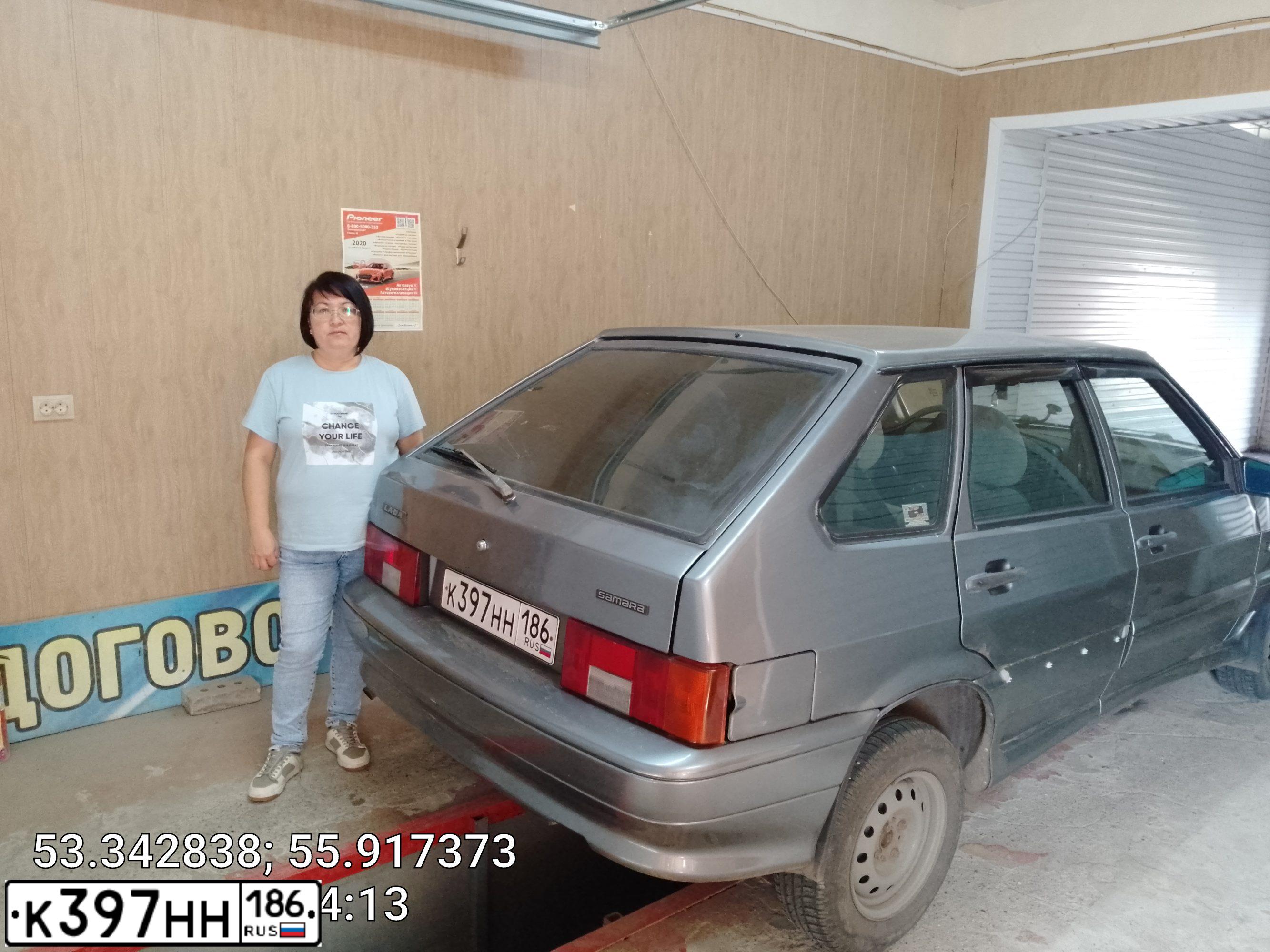 Фото автомобиля LADA 2114, 2007 — госномер М361НЕ702. Цвет: СРЕДНИЙ СЕРО-ЗЕЛЕНЫЙ МЕТ