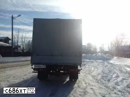 Фото автомобиля GAZ 3302 EL, 2007 — госномер С686ХТ177. Цвет: Белый
