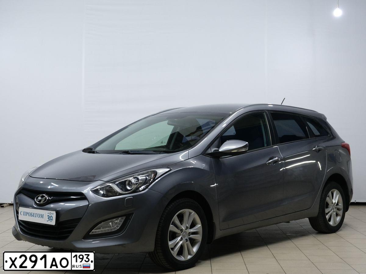 Фото автомобиля HYUNDAI I30, 2012 — госномер О477НТ750. Цвет: Серый