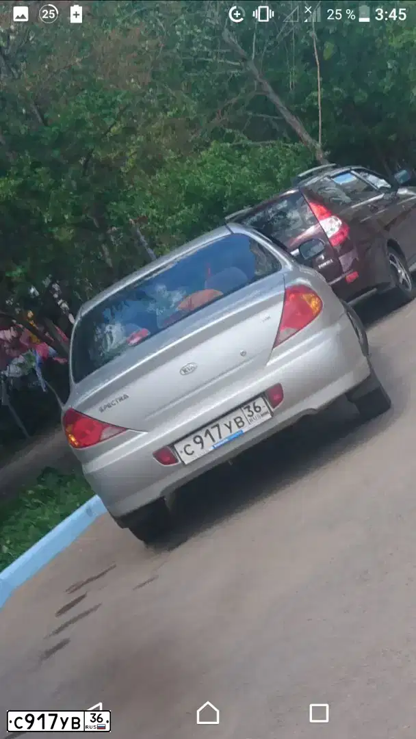 Фото автомобиля KIA SPECTRA, 2007 — госномер С917УВ36. Цвет: СЕРЫЙ