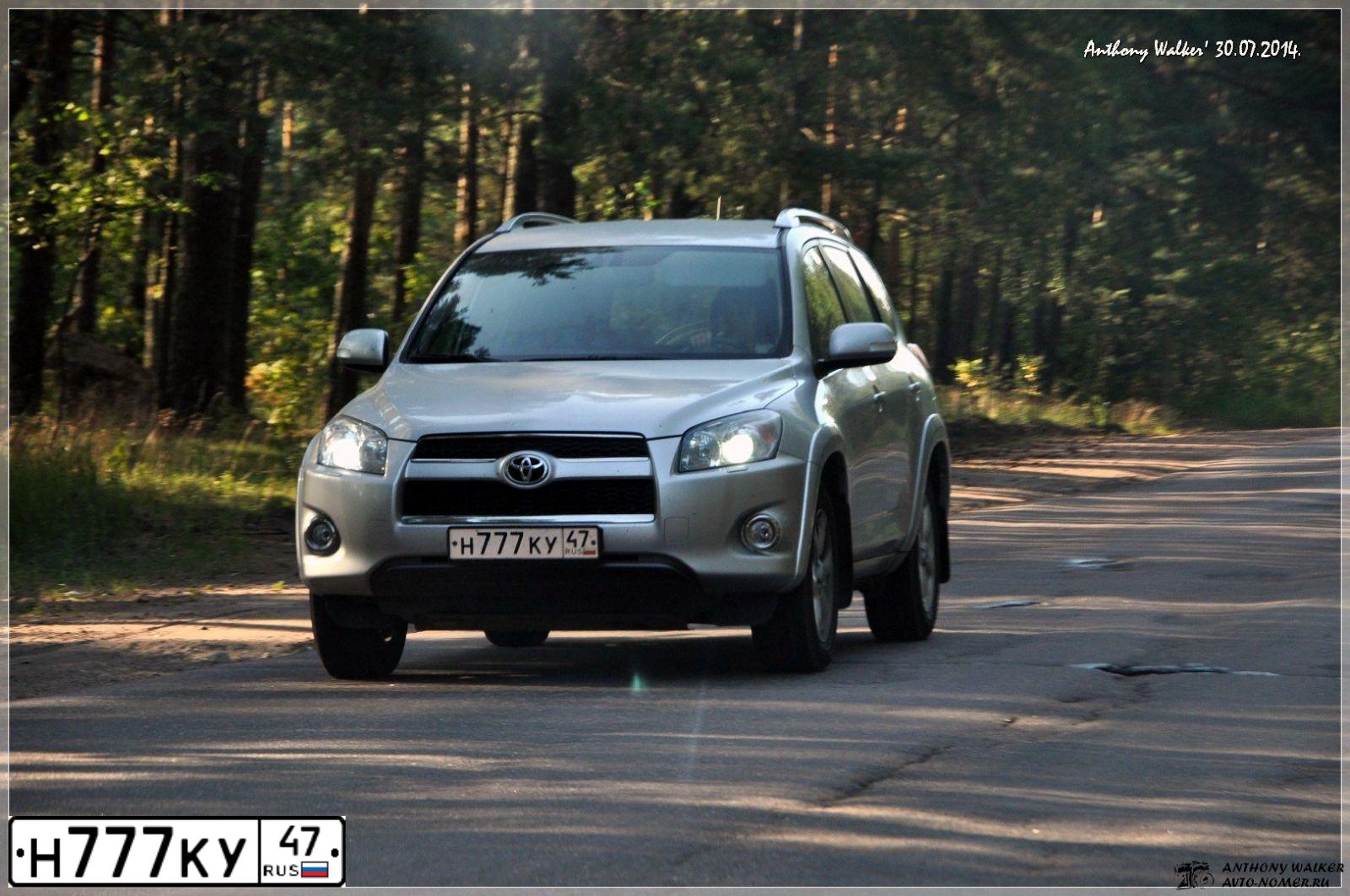 Фото автомобиля TOYOTA RAV4, 2004 — госномер У245МО51. Цвет: ТЕМНО-СЕРЫЙ