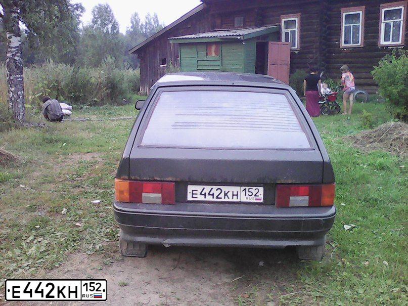Фото автомобиля LADA 2114 SAMARA, 2006 — госномер У704ТВ52. Цвет: Темно-зеленый