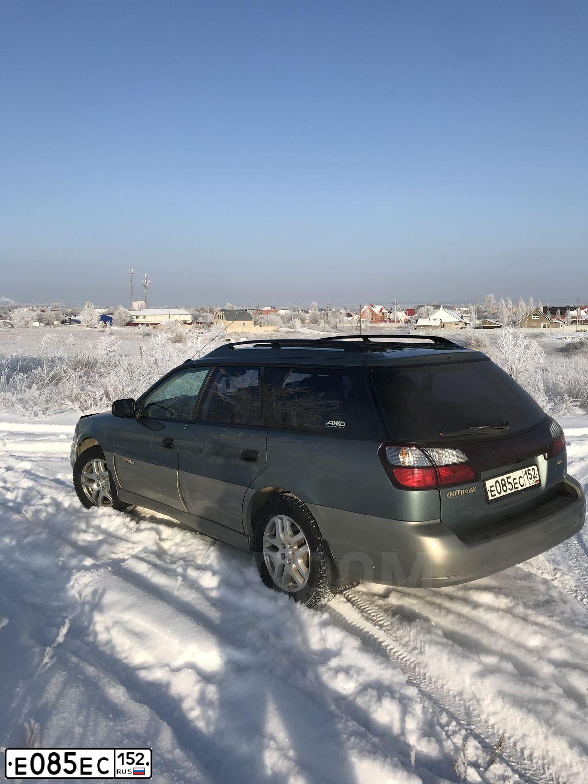 Фото автомобиля SUBARU OUTBACK, 2000 — госномер К898УУ702. Цвет: СЕРО-ЗЕЛЕНЫЙ