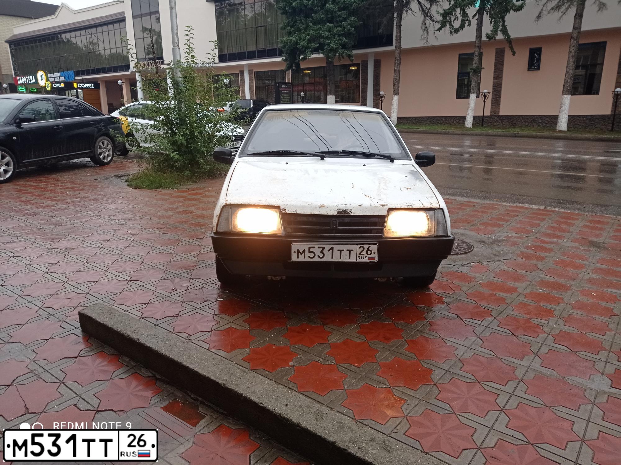 Фото автомобиля LADA 2109 SAMARA, 1997 — госномер Н901ОС126. Цвет: Белый