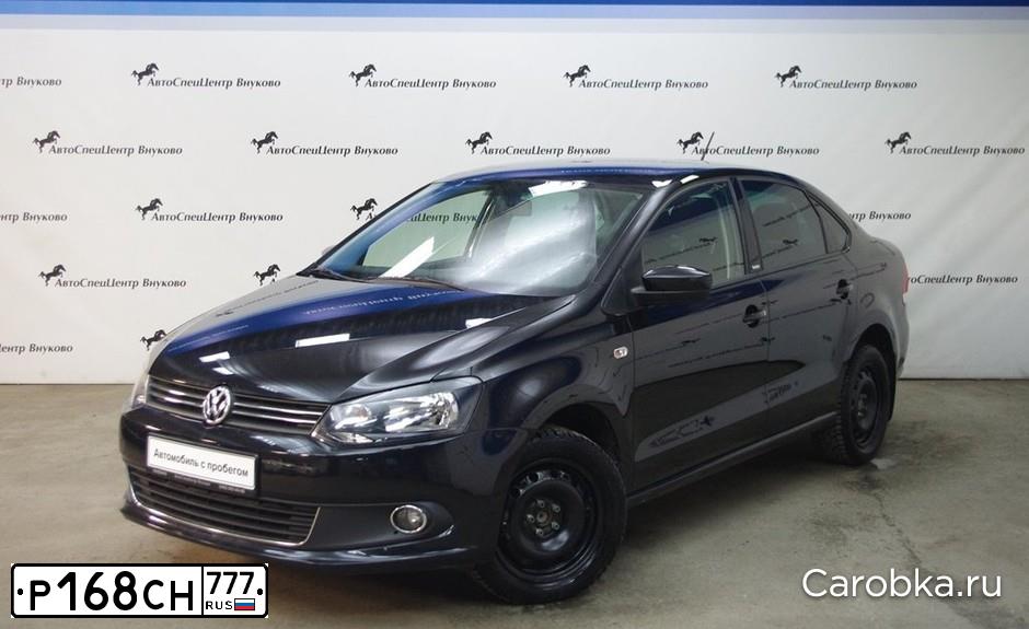 Фото автомобиля VOLKSWAGEN POLO, 2014 — госномер В333ЕА95. Цвет: ЧЕРНЫЙ