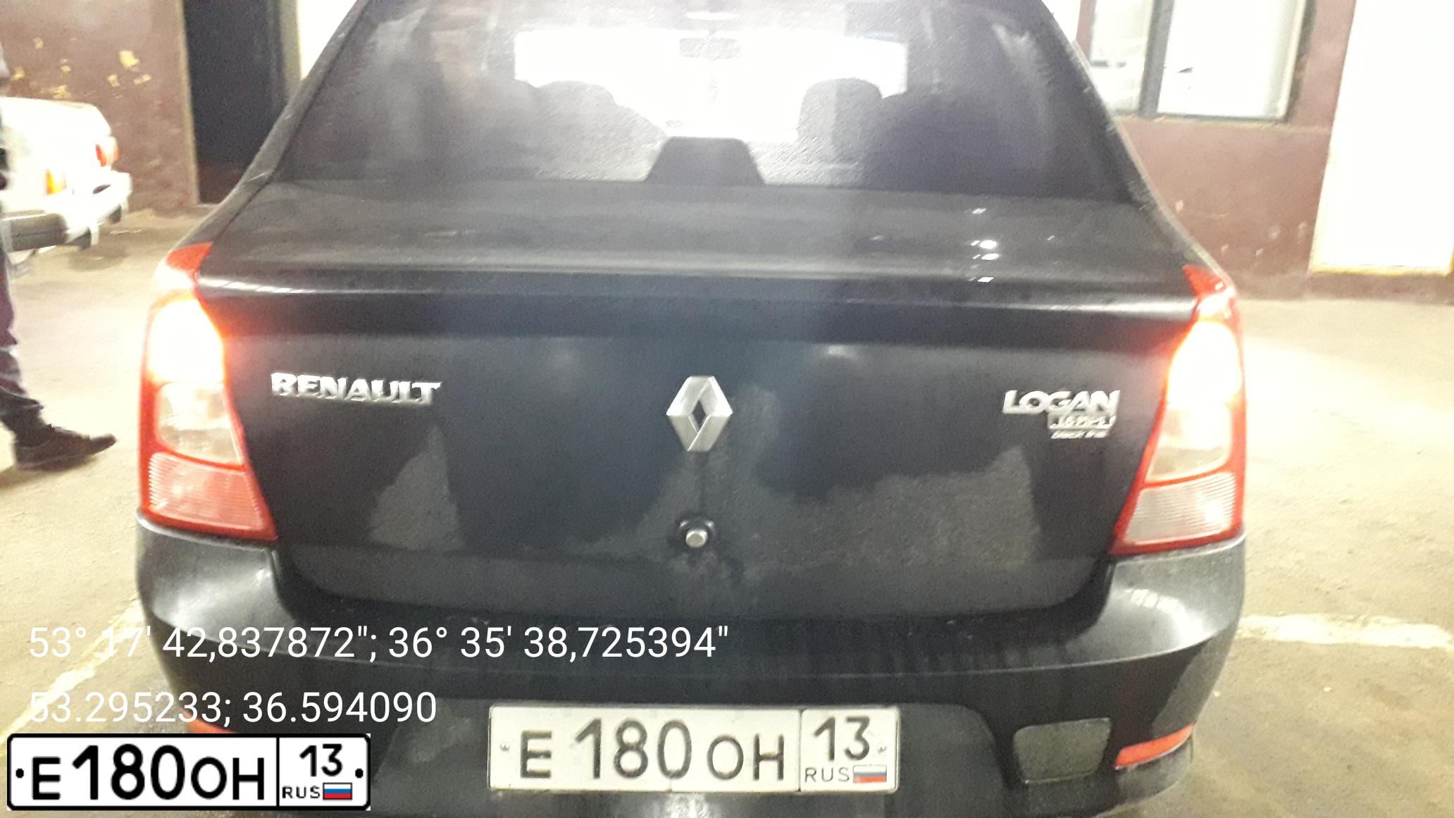 Фото автомобиля RENAULT T LOGAN, 2011 — госномер А844ВК57