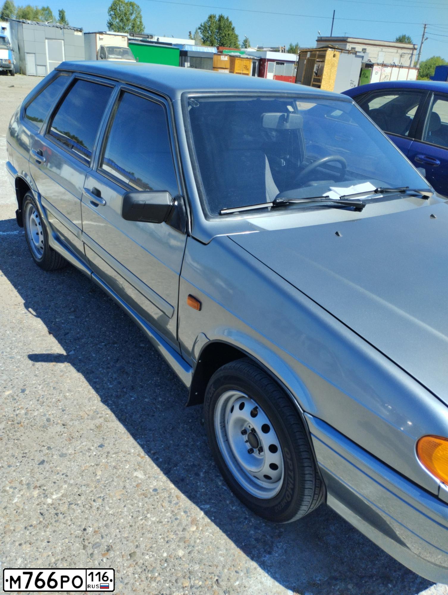 Фото автомобиля LADA 211440 LADA SAMARA, 2010 — госномер У160ВО716. Цвет: СРЕДНИЙ СЕРО-ЗЕЛЕНЫЙ МЕТ.