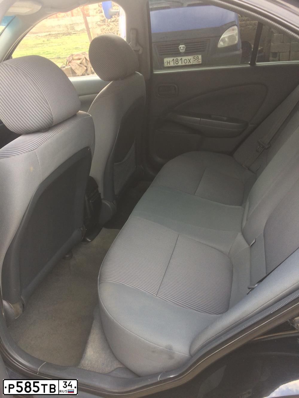 Фото автомобиля NISSAN ALMERA, 2006 — госномер Р585ТВ34. Цвет: ЧЕРНЫЙ