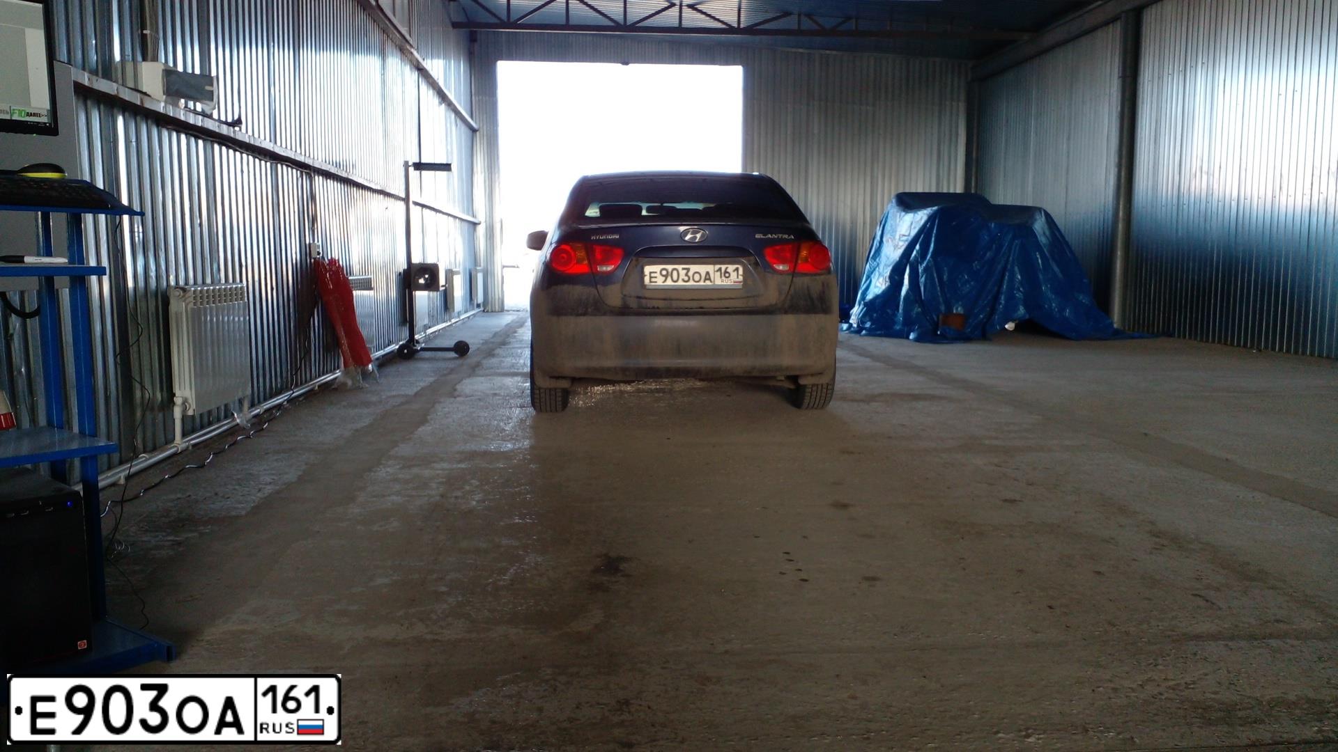 Фото автомобиля HYUNDAI ELANTRA, 2007 — госномер Е903ОА161. Цвет: ФИОЛЕТОВЫЙ