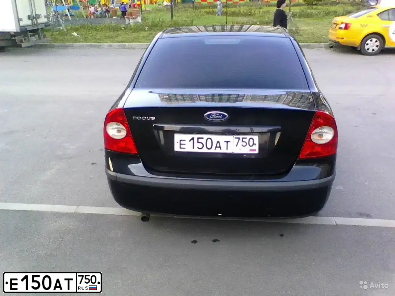 Фото автомобиля FORD FOCUS, 2007 — госномер Т375НС67. Цвет: ЧЕРНЫЙ