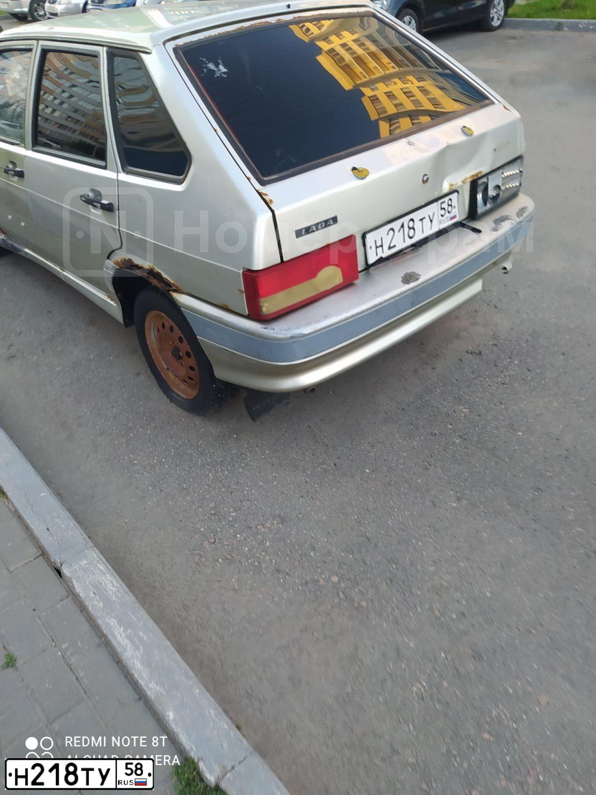 Фото автомобиля LADA 2114 SAMARA, 2005 — госномер Н218ТУ58
