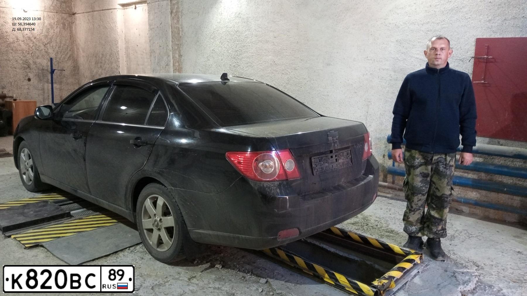 Фото автомобиля CHEVROLET EPICA, 2008 — госномер Х623РН72. Цвет: ЧЕРНЫЙ