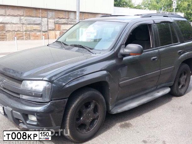 Фото автомобиля CADILLAC ESCALADE, 2004 — госномер С666НР154. Цвет: ЧЕРНЫЙ
