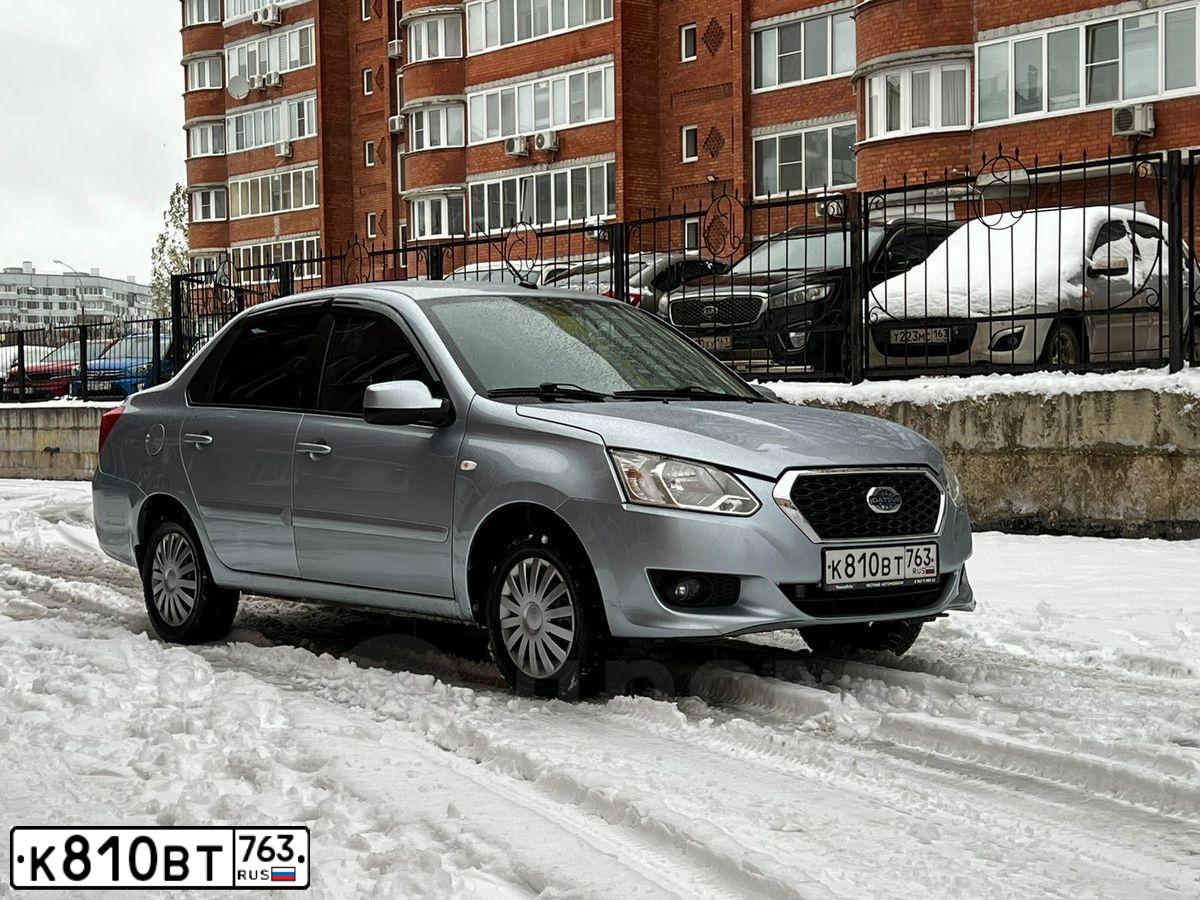 Фото автомобиля DATSUN ON-DO, 2015 — госномер К810ВТ763. Цвет: СВЕТЛО-ГОЛУБОЙ