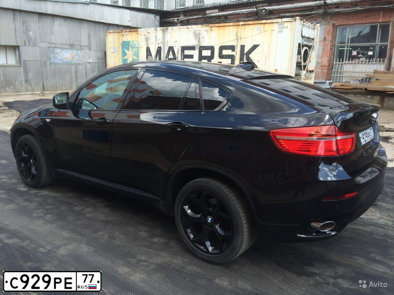 Фото автомобиля BMW X6, 2010 — госномер С929РЕ77. Цвет: ЧЕРНЫЙ