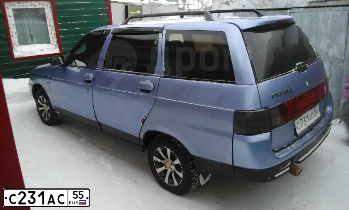 Фото автомобиля LADA 2111 LADA, 2000 — госномер Т846ХС55. Цвет: СЕРЕБРИСТО-СИНИЙ