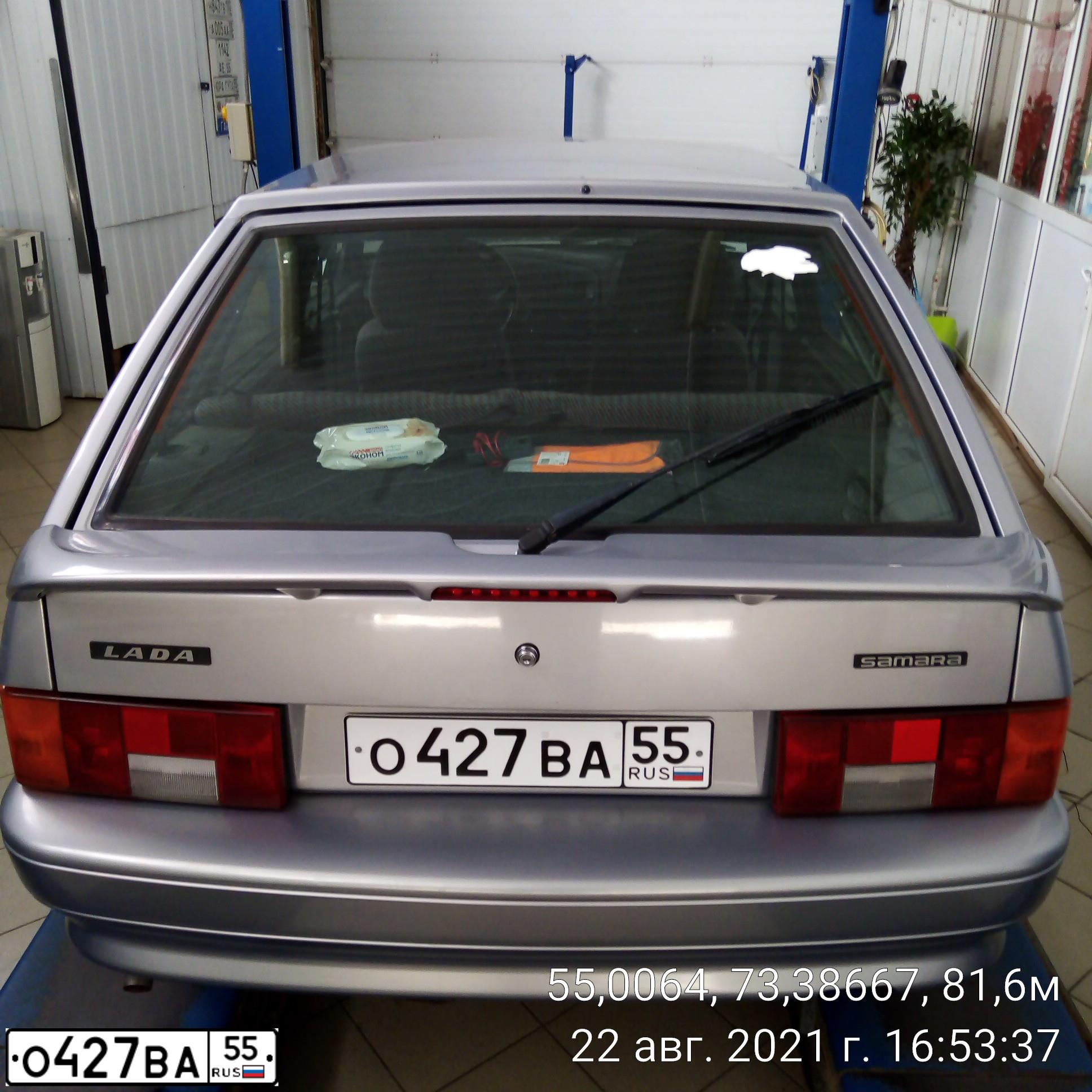 Фото автомобиля LADA 2114 SAMARA, 2008 — госномер О427ВА55