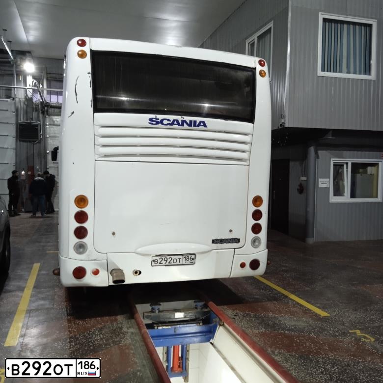 Фото автомобиля VOLZHANIN 5285 /SCANIA 4X2/, 2007 — госномер С855РУ86. Цвет: Белый