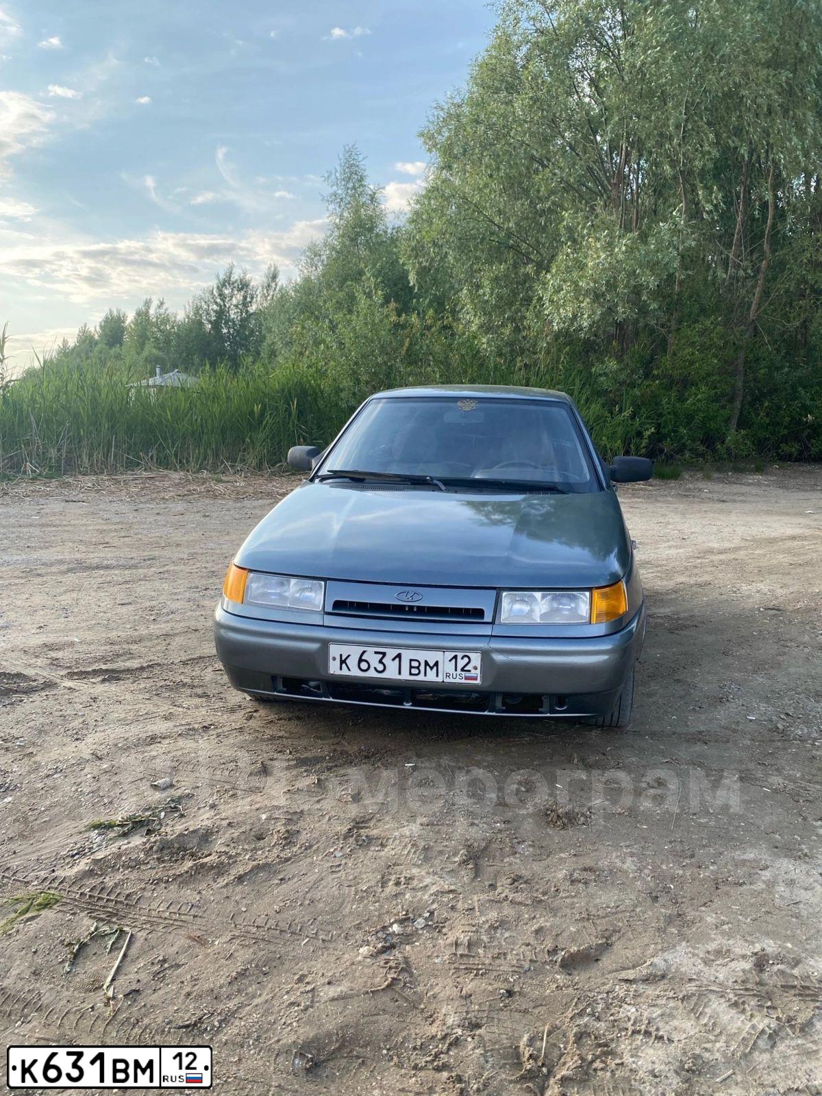 Фото автомобиля LADA 2110, 2005 — госномер К631ВМ12. Цвет: СРЕД.СЕРО-ЗЕЛЕН.МЕТ.