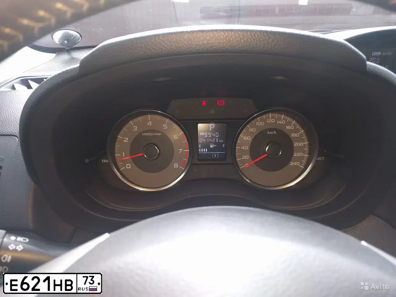 Фото автомобиля SUBARU FORESTER, 2014 — госномер Е621НВ73. Цвет: Серебристый