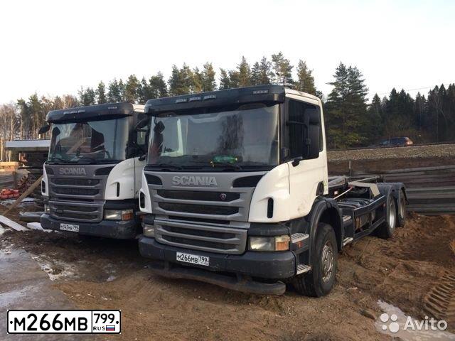 Фото автомобиля SCANIA SERIE P /6X4/, 2013 — госномер М266МВ799. Цвет: Белый