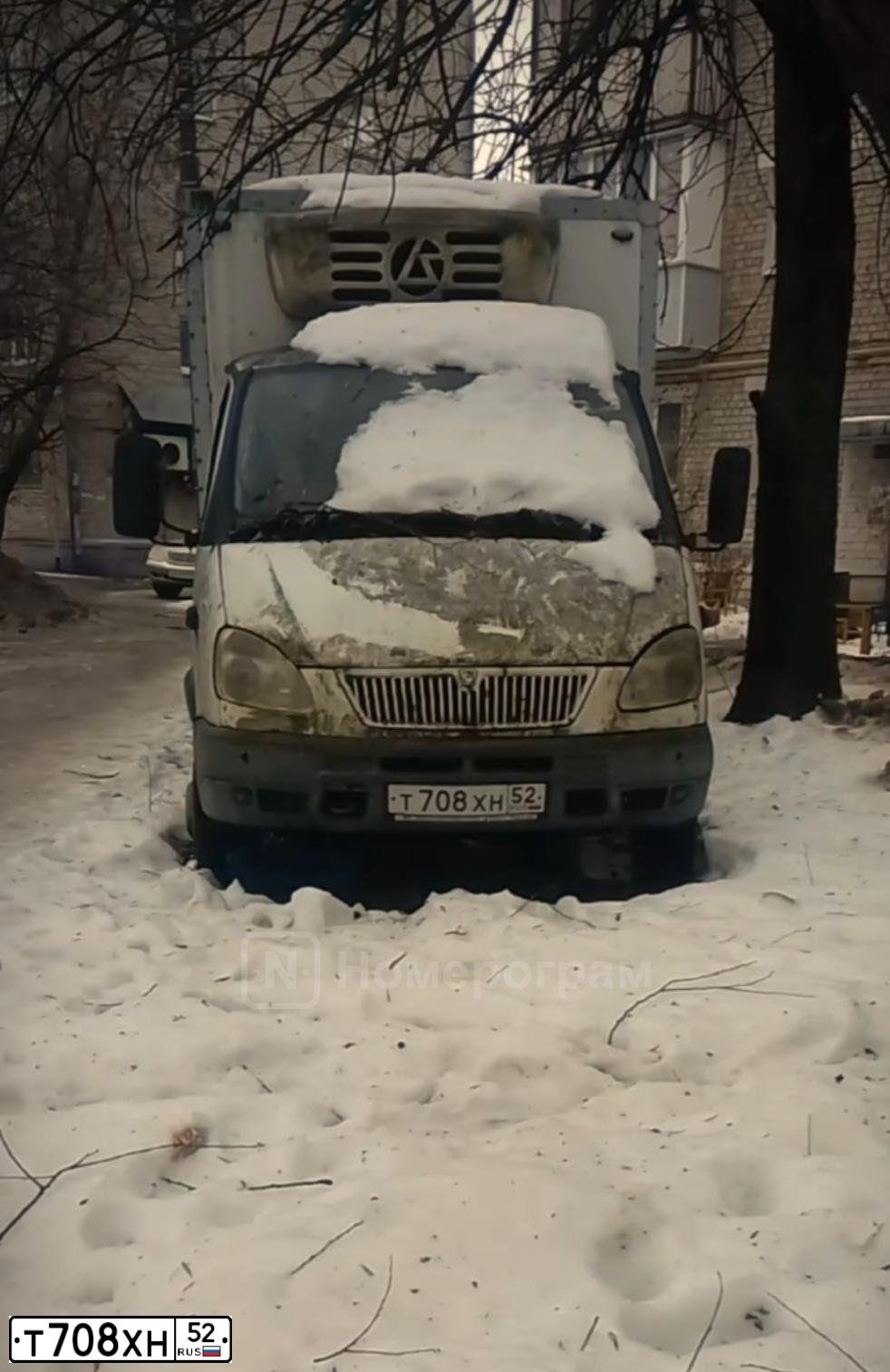 Фото автомобиля GAZ 3302 EL, 2007 — госномер Т708ХН52. Цвет: БЕЛЫЙ