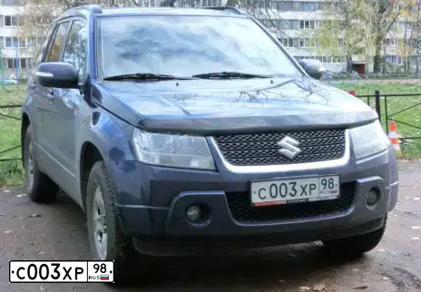 Фото автомобиля SUZUKI GRAND VITARA, 2011 — госномер Н855ОМ154. Цвет: СИНИЙ
