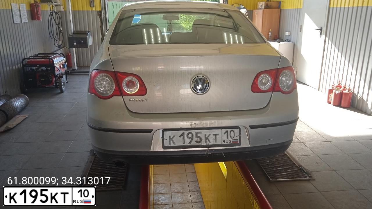 Фото автомобиля VOLKSWAGEN PASSAT, 2009 — госномер К195КТ10