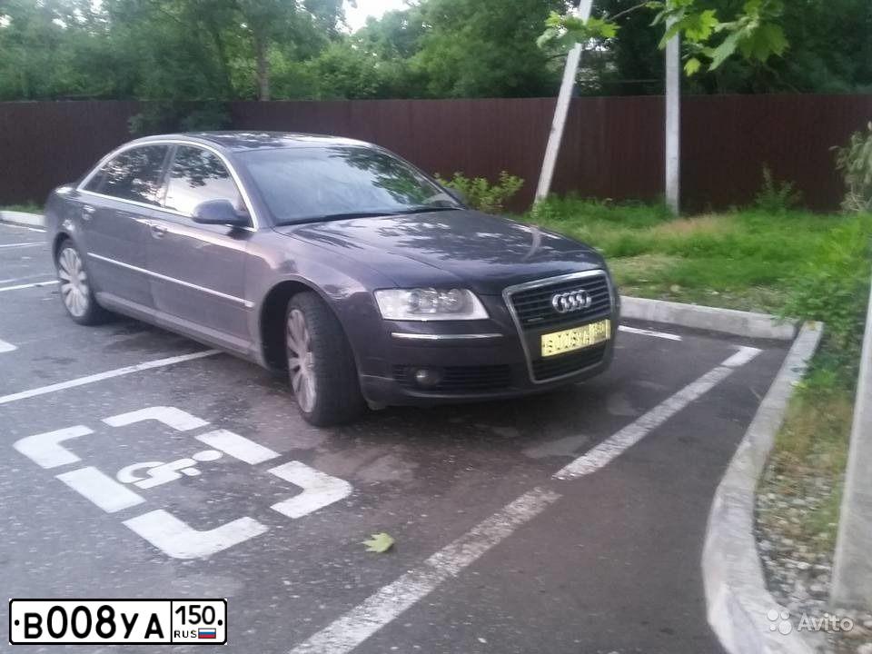 Фото автомобиля AUDI A8, 2005 — госномер А747АА97. Цвет: ТЕМНО-СЕРЫЙ