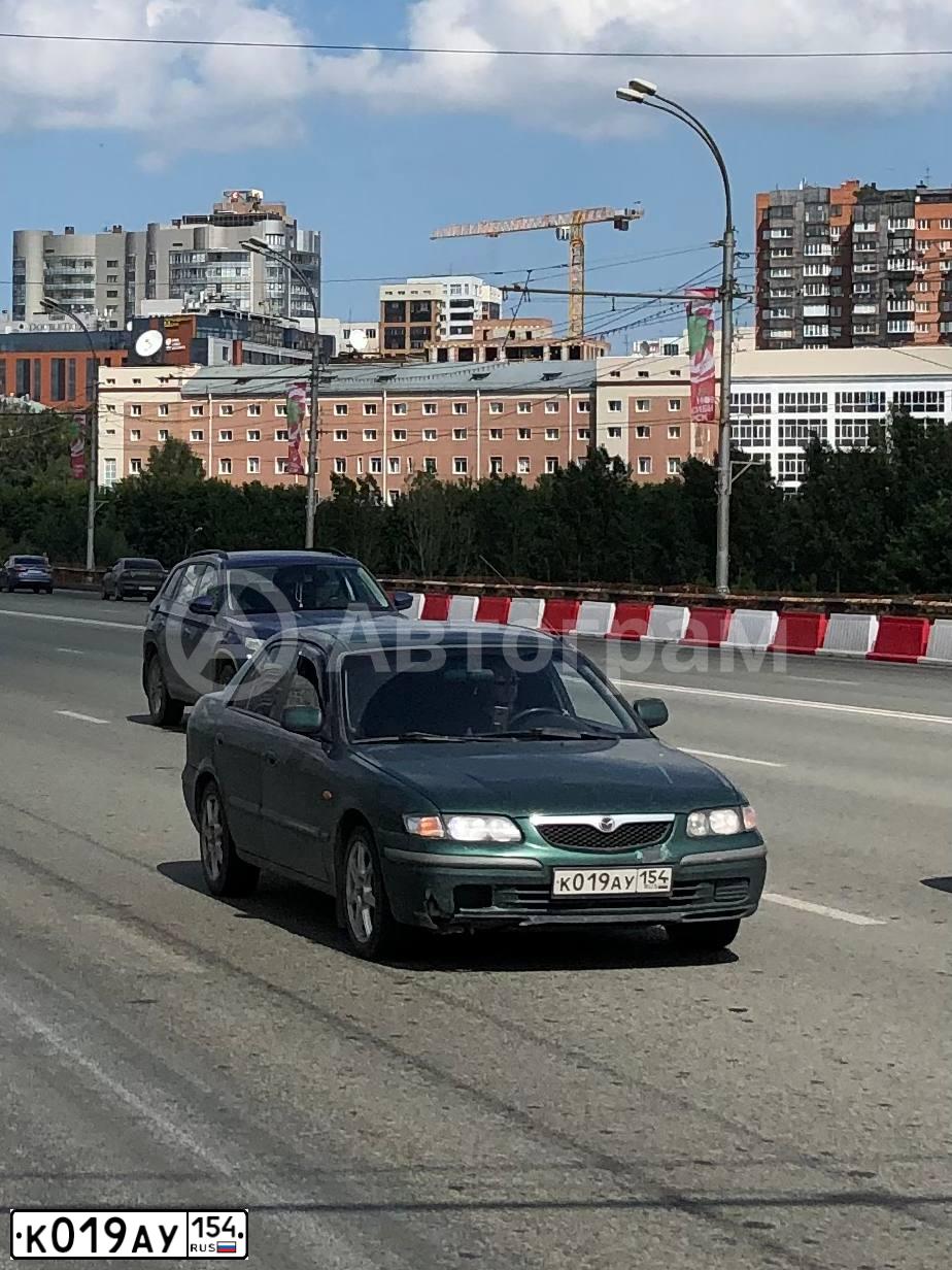 Фото автомобиля MAZDA 626, 1997 — госномер В272ВР174. Цвет: ЗЕЛЕНЫЙ