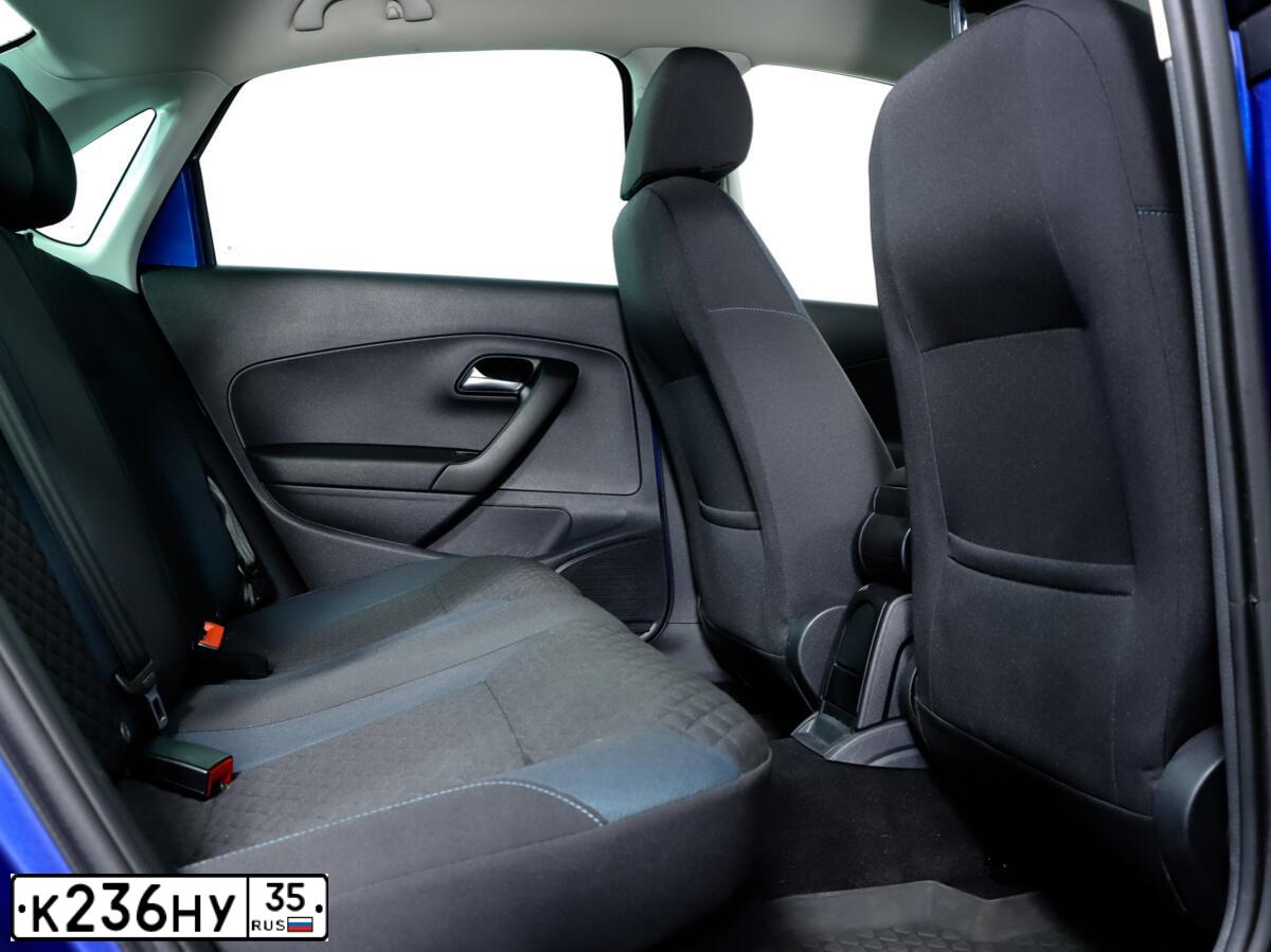Фото автомобиля VOLKSWAGEN POLO, 2020 — госномер Н915УМ198. Цвет: синий