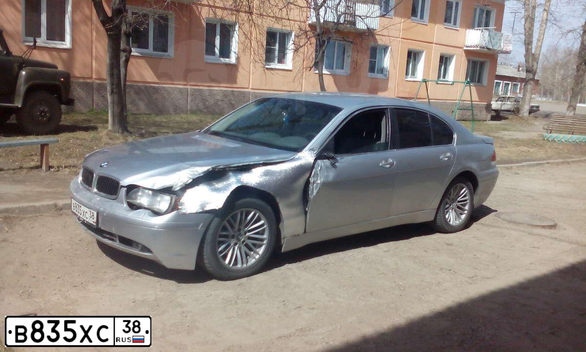 Фото автомобиля BMW SERIE 7, 2001 — госномер Т311МК03. Цвет: СЕРЕБРИСТЫЙ