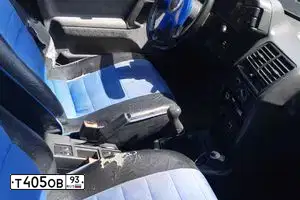 Фото автомобиля LADA 2110, 2003 — госномер В121КВ01. Цвет: СЕРЫЙ