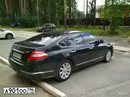 Фото автомобиля NISSAN TEANA, 2008 — госномер А397ХХ122. Цвет: ЧЕРНЫЙ