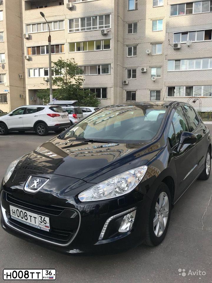 Фото автомобиля PEUGEOT 308, 2011 — госномер Н008ТТ36. Цвет: ЧЕРНЫЙ