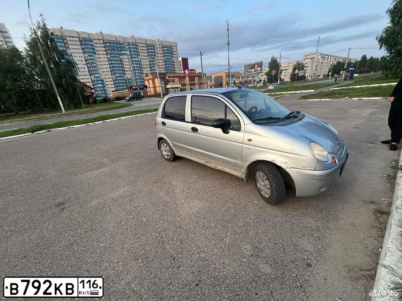 Фото автомобиля DAEWOO MATIZ, 2010 — госномер В792КВ116. Цвет: СЕРЕБРИСТЫЙ