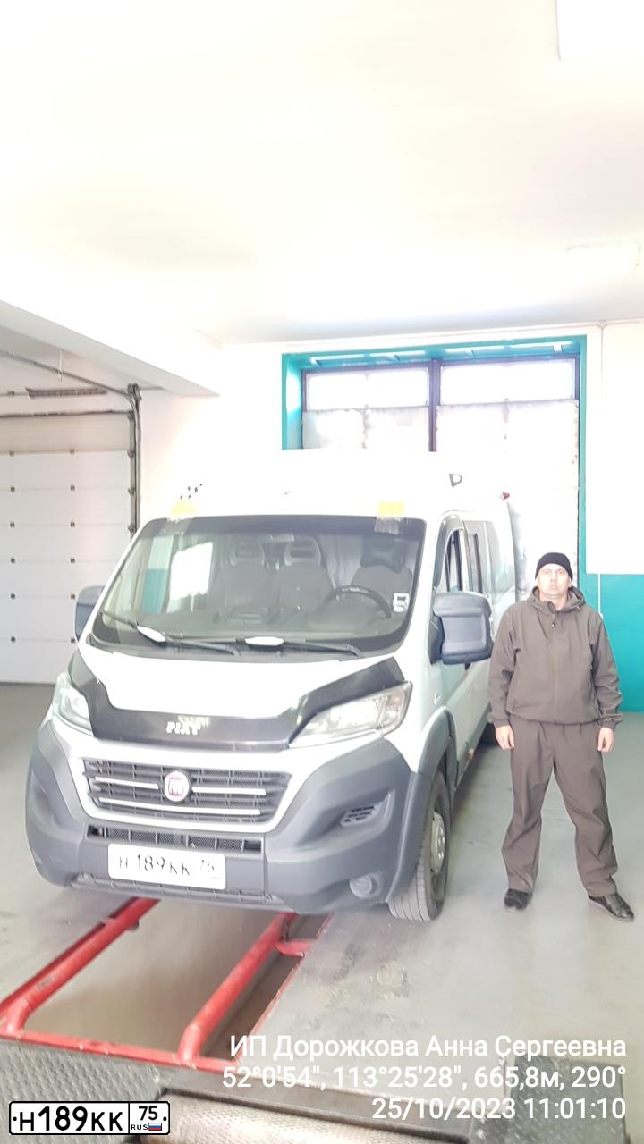 Фото автомобиля FIAT DUCATO, 2015 — госномер Р493НО75