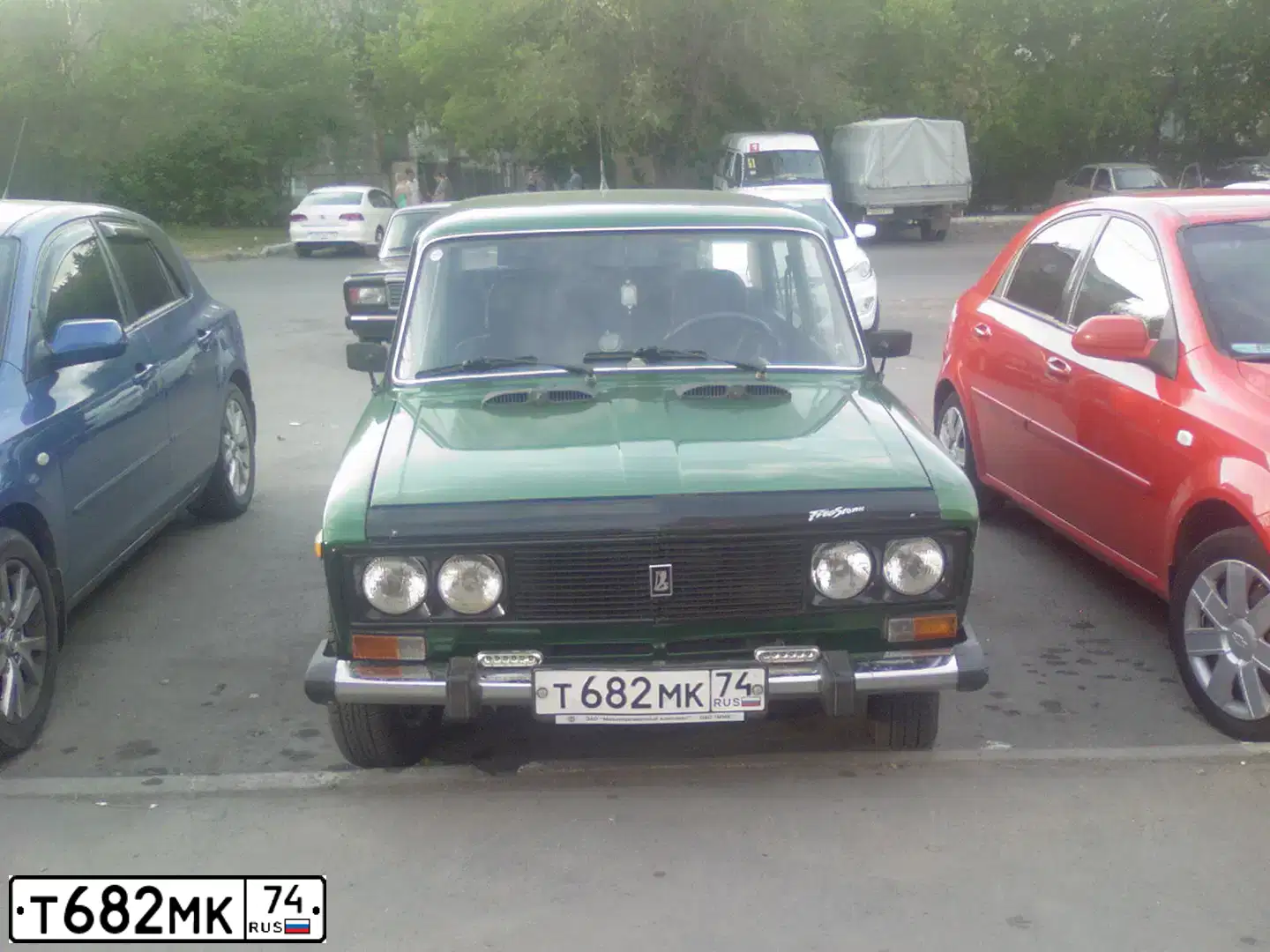 Фото автомобиля LADA 2106, 2000 — госномер О977КЕ102. Цвет: СЕРЕБРИСТО ЯРКО ЗЕЛЕНЫЙ