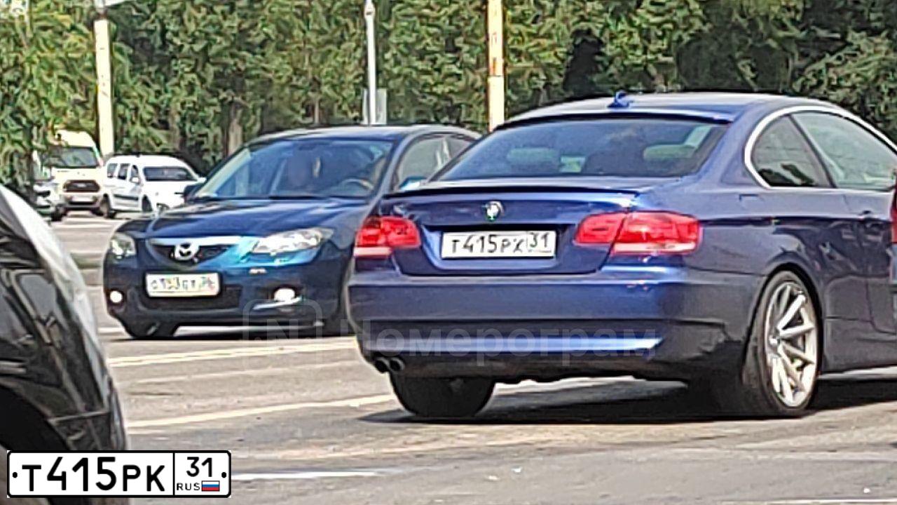 Фото автомобиля BMW SERIE 5, 2010 — госномер М419ОХ136. Цвет: ЧЕРНЫЙ