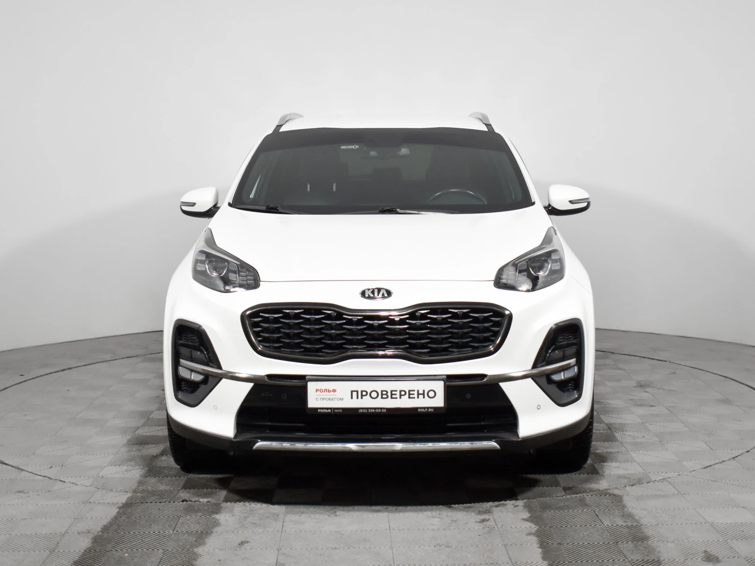 Фото автомобиля KIA SPORTAGE, 2018. Цвет: Белый