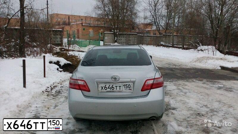 Фото автомобиля TOYOTA CAMRY, 2008 — госномер Х646ТТ150. Цвет: СЕРЕБРИСТЫЙ