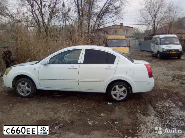 Фото автомобиля CHERY FORA /A21/, 2007 — госномер Н465УР30. Цвет: Белый