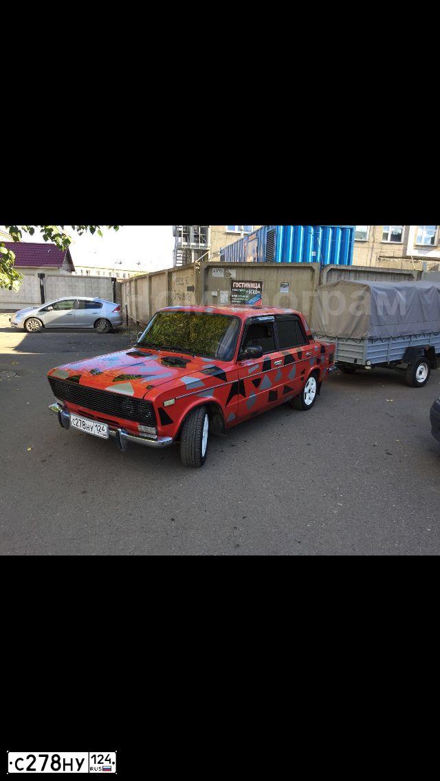 Фото автомобиля LADA 2106, 1995 — госномер С278НУ124. Цвет: Красный