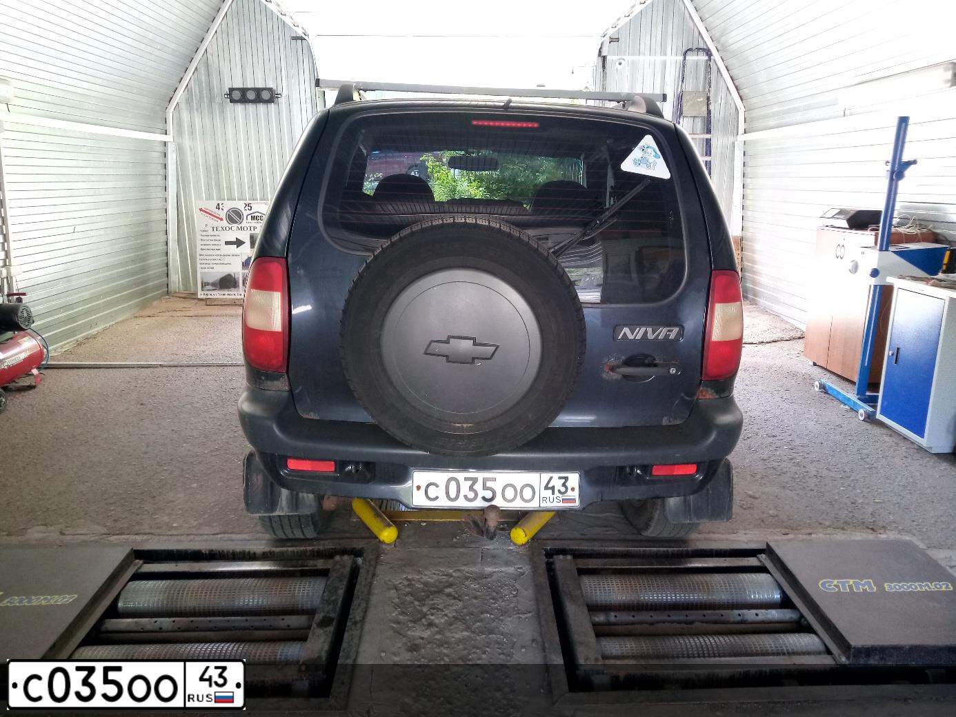 Фото автомобиля CHEVROLET NIVA, 2008 — госномер Е743СК43